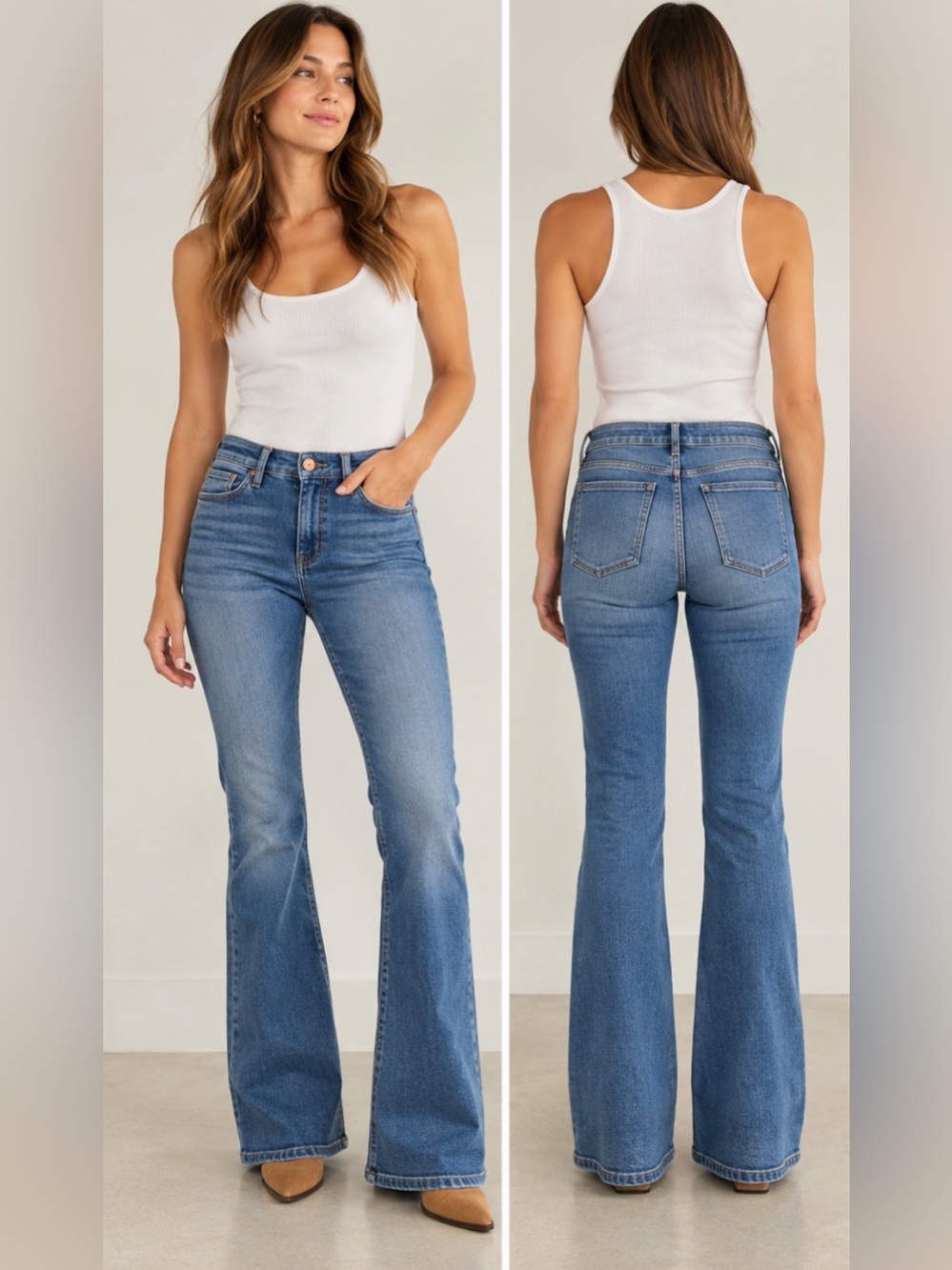 Women’s Boden Blue Flare Jeans